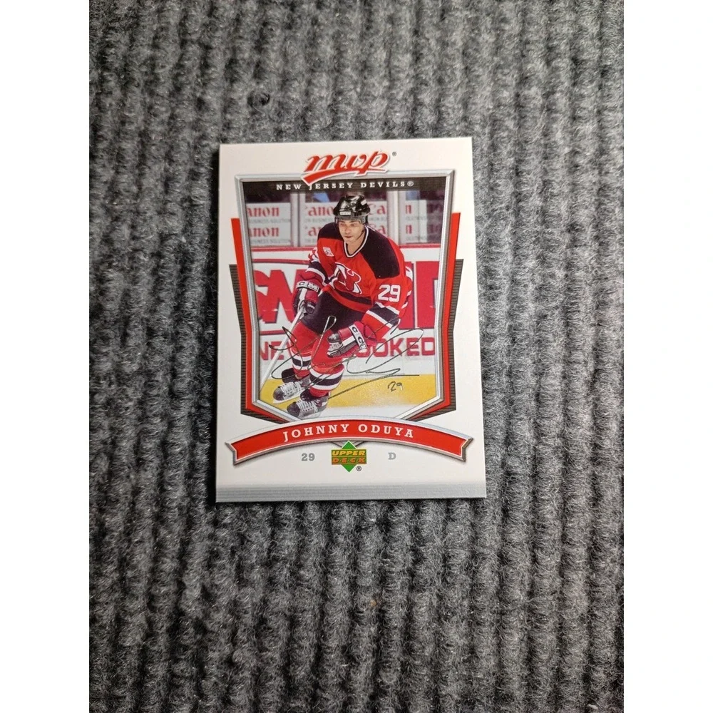 2007-2008 MVP New Jersey Devils Johnny Oduya Hockey Card #98